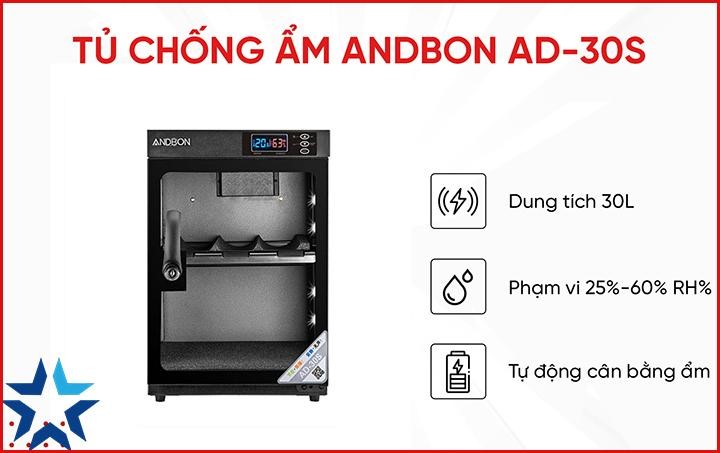 Đặc điểm của tủ chống ẩm Andbon AD 30S