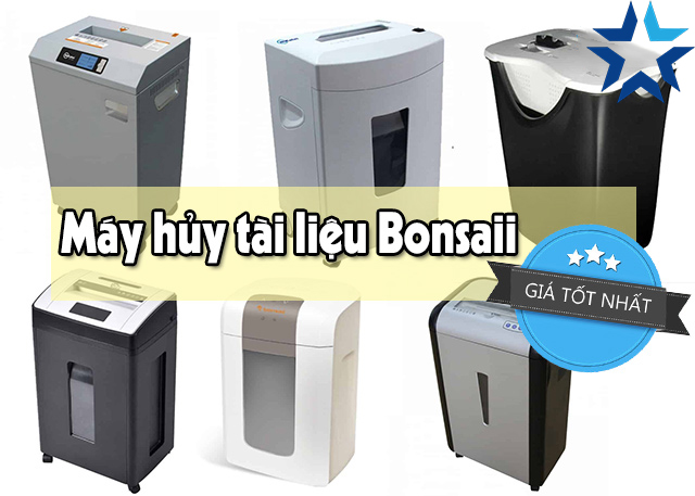 Máy hủy tài liệu Bonsaii được nhiều doanh nghiệp lựa chọn