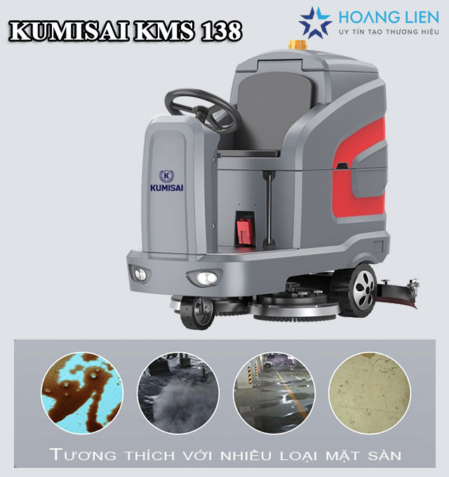 Kumisai KMS 138 tương thích với nhiều chất liệu sàn