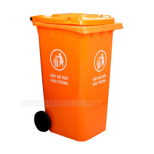 Thùng rác công cộng 240l nắp kín
