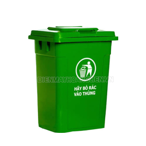 Thùng rác nhựa 90l nắp kín
