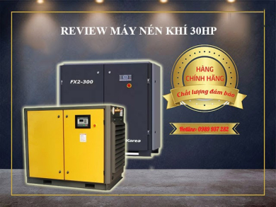 Top 5 máy nén khí 30HP chính hãng, giá rẻ, bán chạy 2026