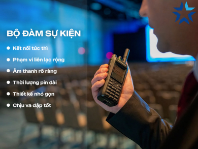 TOP 10 bộ đàm sự kiện chất lượng, âm thanh rõ ràng, đang mua