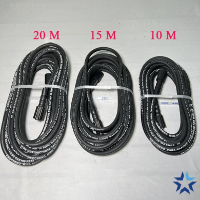 Bảng giá dây rửa xe áp lực cao đủ loại 10, 15, 20, 50m