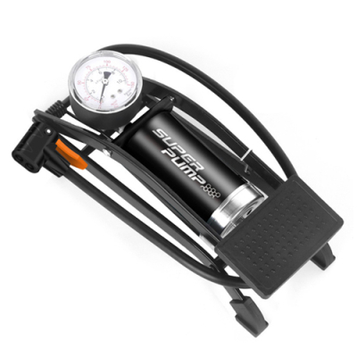 Bơm lốp đạp chân tốc độ cao, 1 xi-lanh cỡ lớn SuperPump 9801E