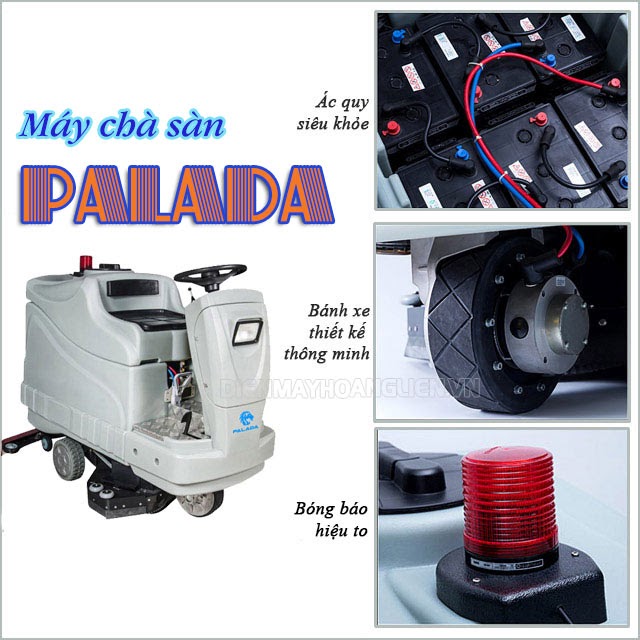 Palada - Thương hiệu máy chà sàn giá rẻ ở Đà Nẵng