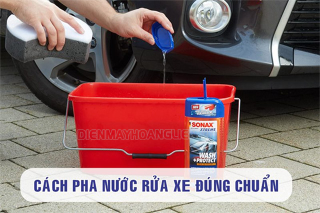 Cần chú ý những gì khi pha loãng nước rửa xe? 