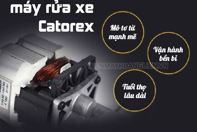 Máy rửa xe Catorex thu hút người dùng với nhiều ưu điểm nổi trội