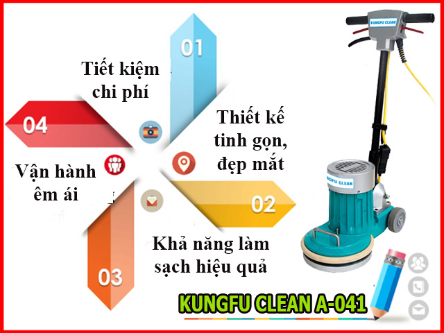 Ưu thế nổi trội của Kungfu Clean A-041