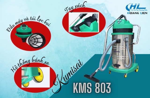 Các bộ phận của máy hút bụi Kumisai KMS 803