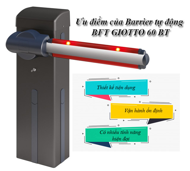 Barrier tự động BFT GIOTTO 60 BT