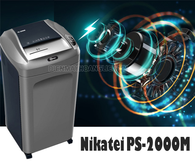 máy hủy công nghiệp Nikatei PS-2000M