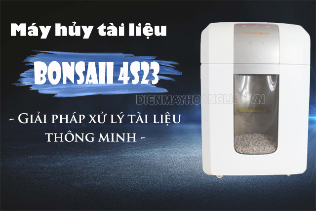 máy hủy tài liệu Bonsaii 4S23