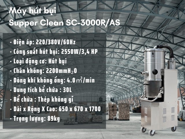 Thông tin sản phẩm Supper Clean SC-3000R/AS