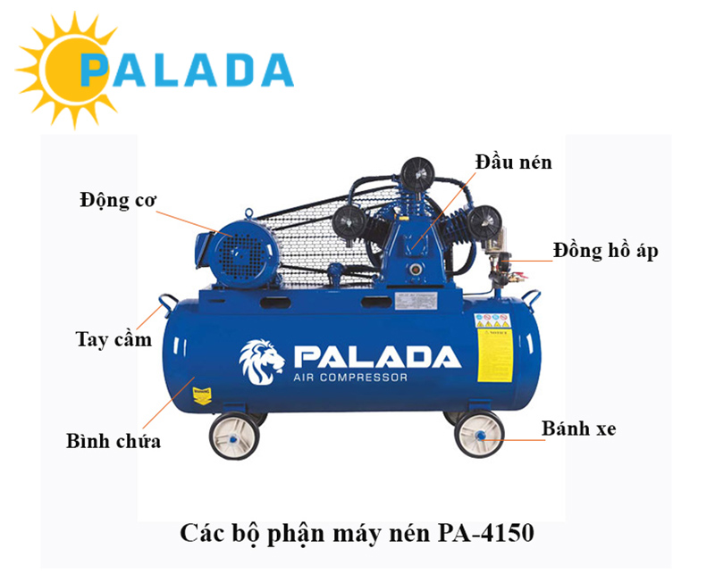 máy bơm khí nén Palada PA-4150