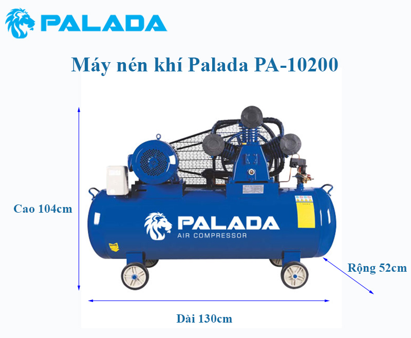 Kích thước gọn nhẹ của máy nén PA-10200