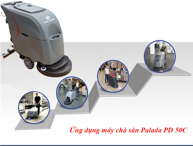 Ứng dụng đa dạng của máy chà sàn Palada PD 50C