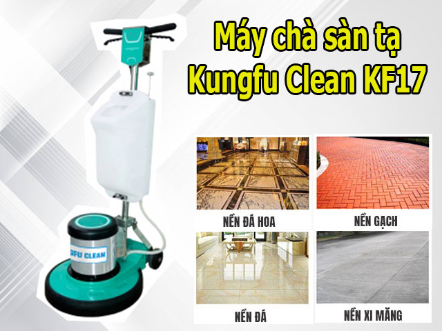 Thiết bị chà sàn tạ Kungfu Clean KF 17