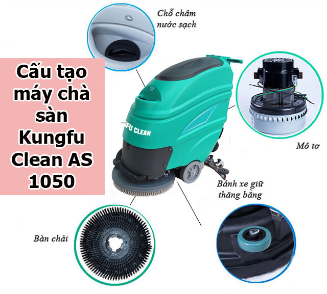 Các bộ phận cấu tạo model Kungfu Clean AS-1050
