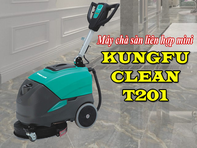 Hình ảnh của máy chà sàn liên hợp mini Kungfu Clean T201