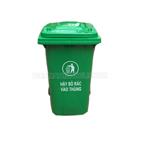 Thùng rác nhựa 100l bánh xe