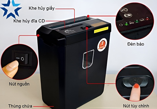 Cách sử dụng máy hủy tài liệu