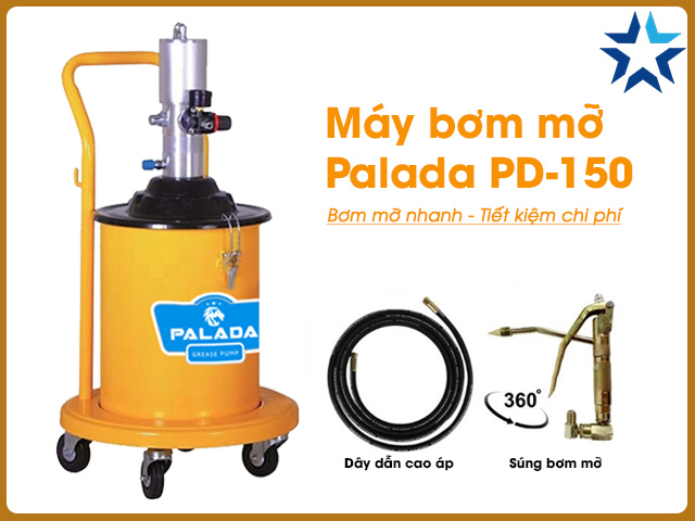 Máy bơm mỡ dùng khí nén Palada PD-150
