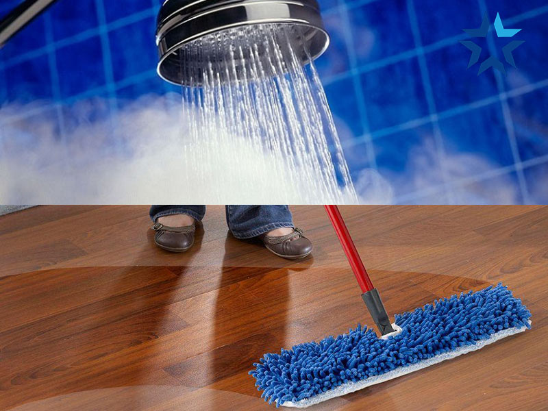 cách lau sàn nhà sạch bóng