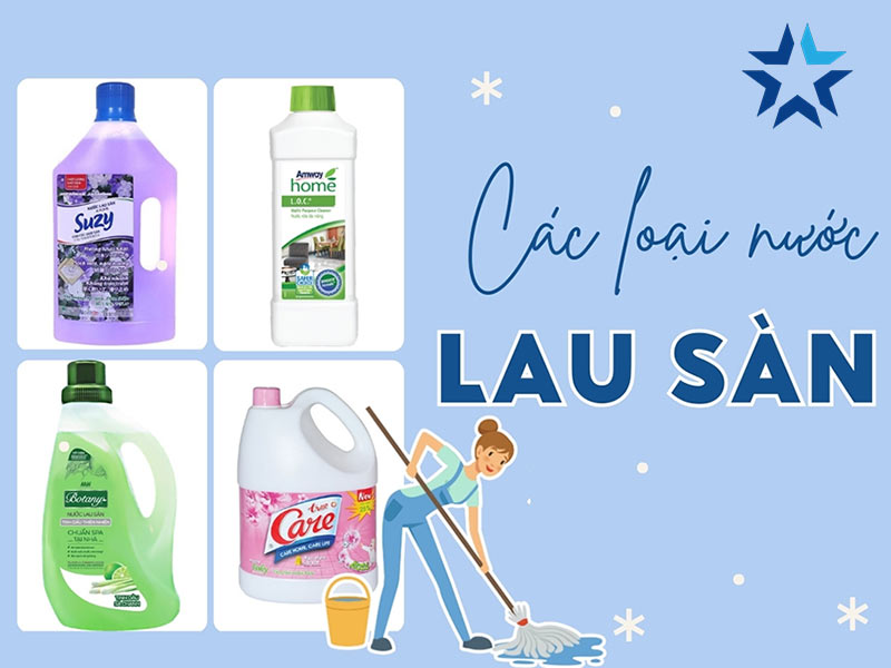 mẹo dùng nước lau nhà sạch bóng