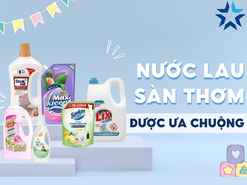 nước lau sàn nhà loại nào thơm