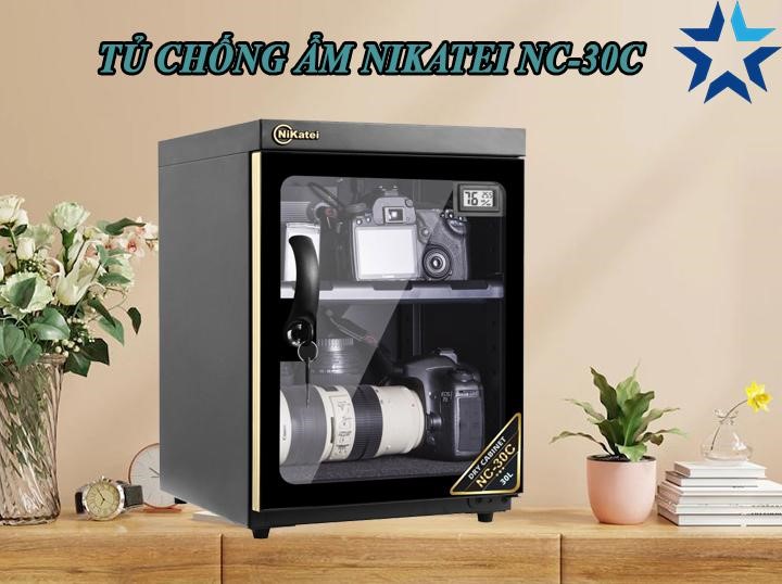 Tủ chống ẩm máy ảnh 30l Nikatei NC30C