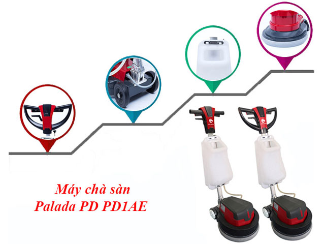 Chi tiết cấu tạo máy chà sàn Palada PD1AE