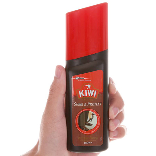 Xi nước bóng & bảo vệ Kiwi màu nâu 75ml
