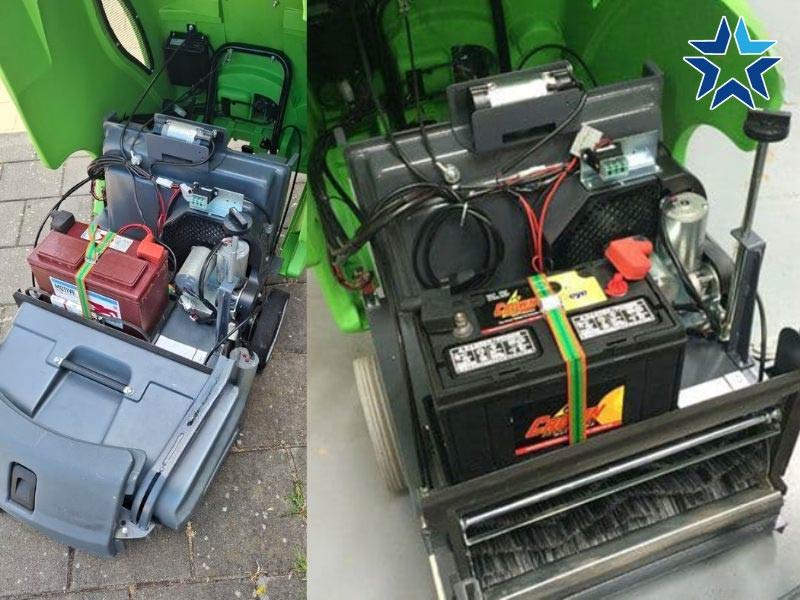động cơ của xe quét rác IPC