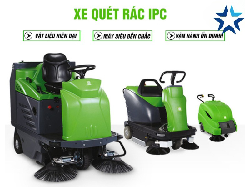 ưu điểm của xe quét rác IPC