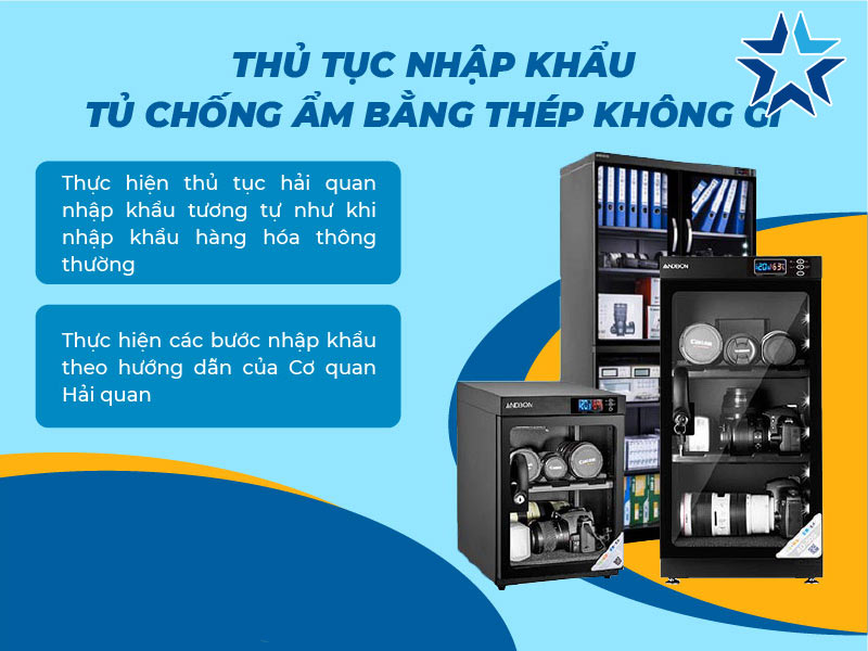 thủ tục nhập khẩu tủ chống ẩm