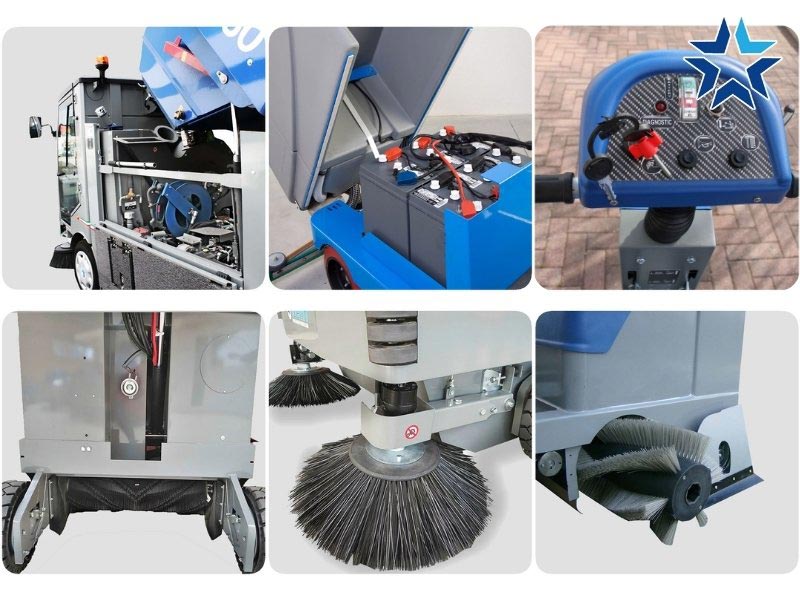 xe quét đường Fiorentini siêu bền bỉ