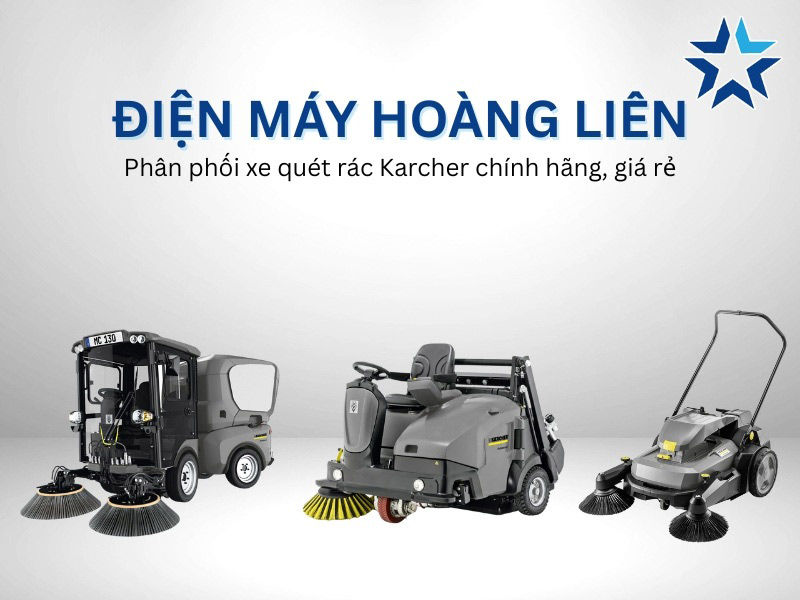 hoàng liên bán xe quét rác Karcher giá rẻ