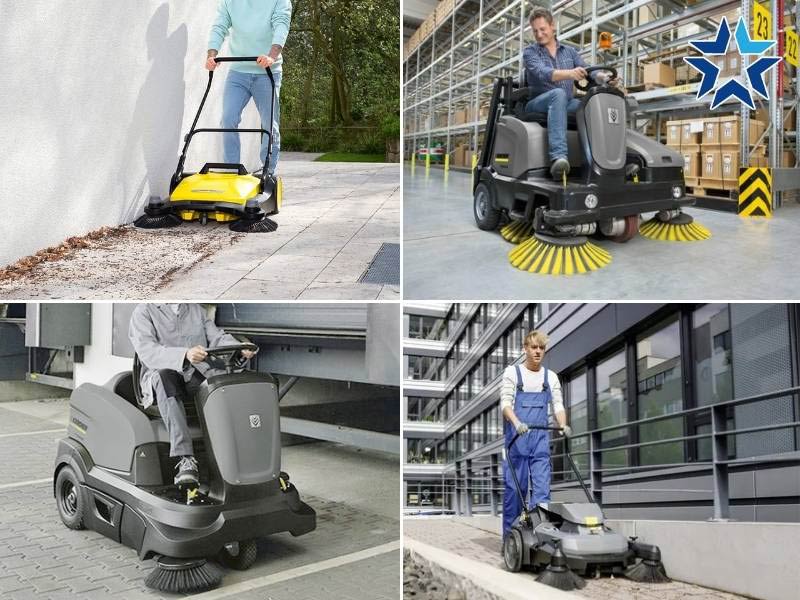 ứng dụng của xe quét rác Karcher