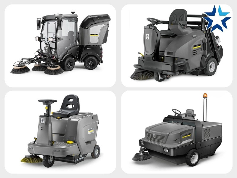 Xe quét ngồi lái karcher