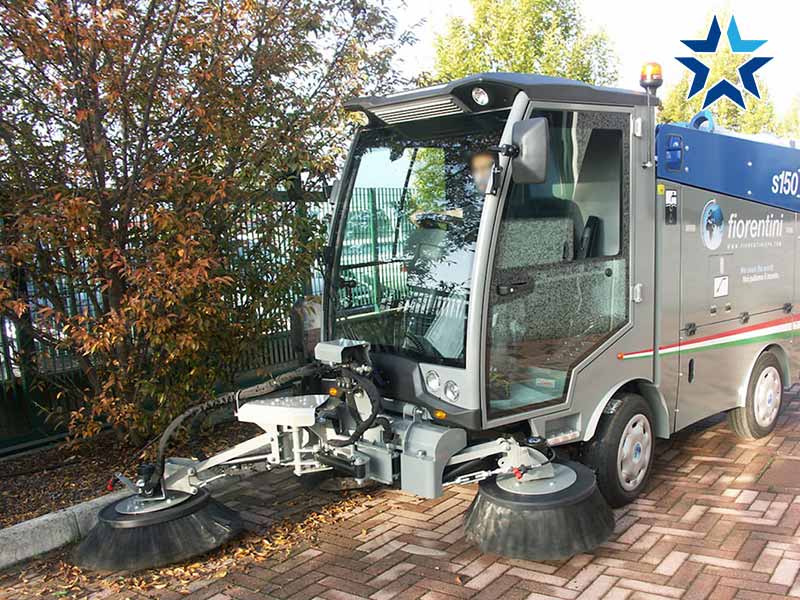 máy quét rác ngồi lái làm sạch rộng