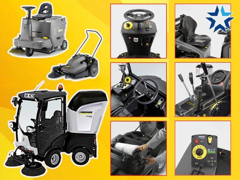 thiết của của xe quét rác Karcher