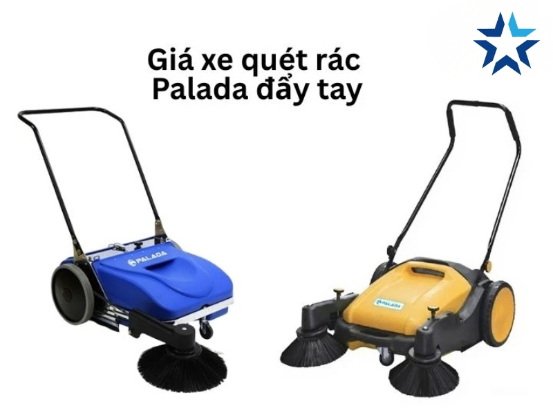 Xe quét rác Palada đẩy tay