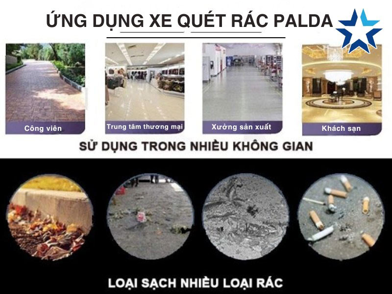 Ứng dụng của xe quét rác Palada