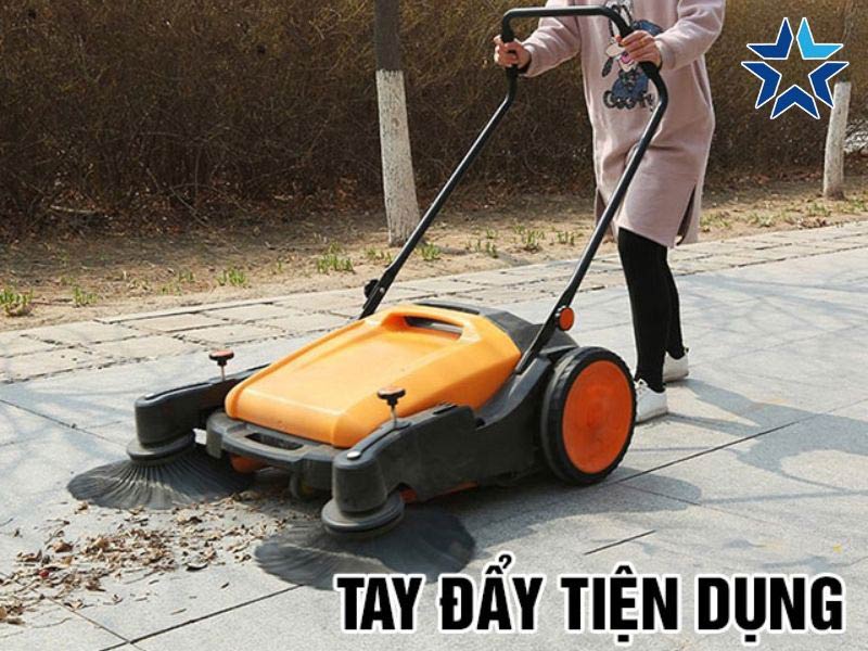 Xe quét rác đẩy tay