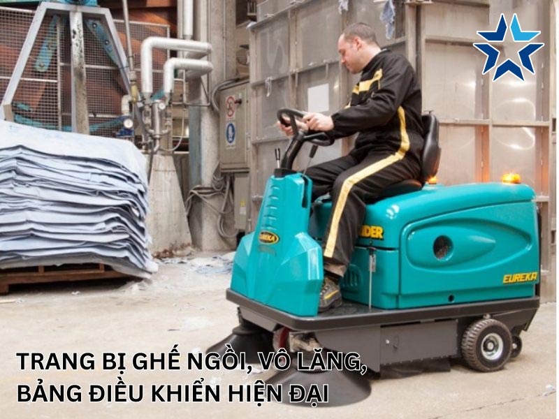 Xe quét rác ngồi lái