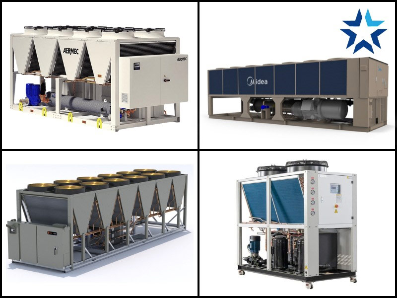 các dòng chiller giải nhiệt gió