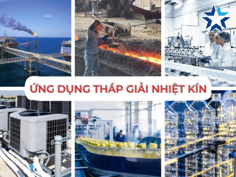 ứng dụng của tháp giải nhiệt kín