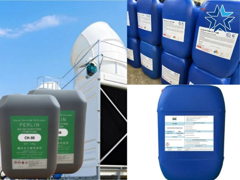top các hoá chất vệ sinh tháp giải nhiệt