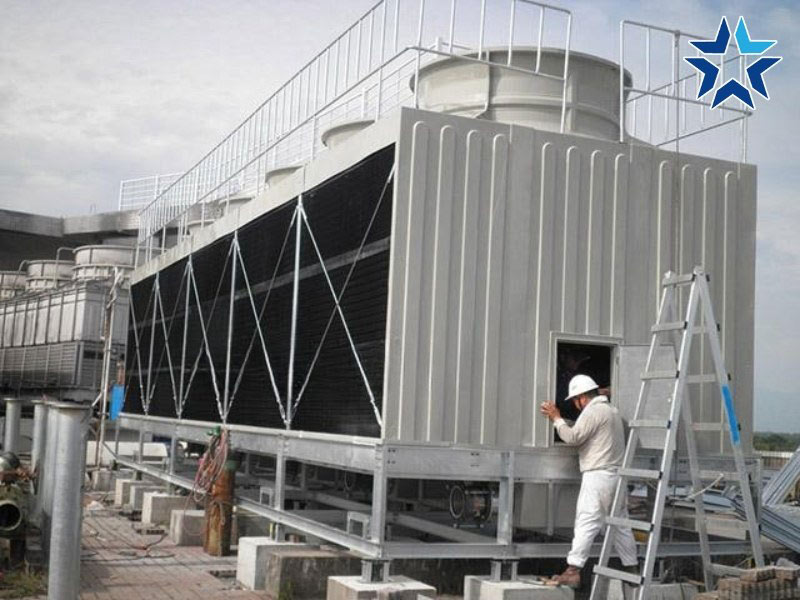 vận hành thử tháp giải nhiệt
